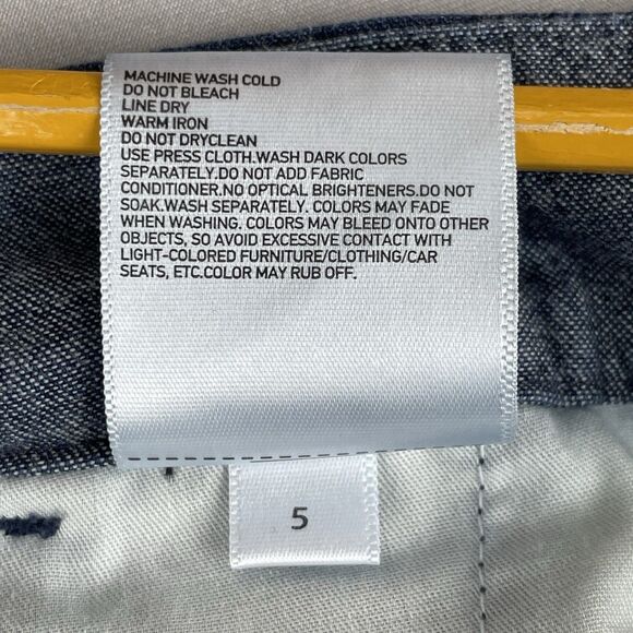 Uniqlo Denim Pleated Dress Pants Women’s Size 0 Dark Blue Cotton Trousers Casual - Picture 8 of 16